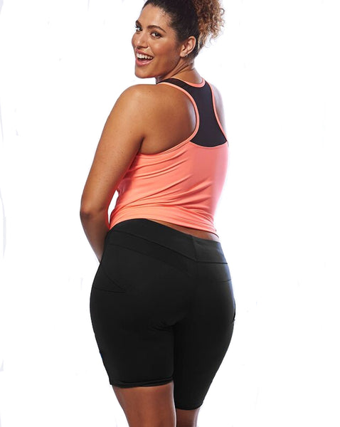 Two Tone Body Sculpt Tights  Curvy Chic Sports – Lowanna Australia